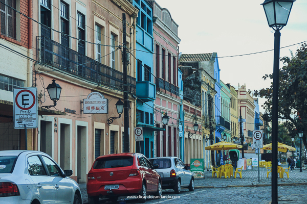 Fotografar em Curitiba Rua central de Paranaguá